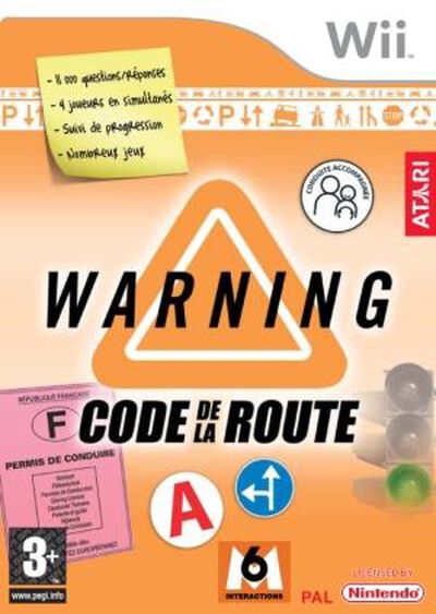 Warning, Code De La Route Wii