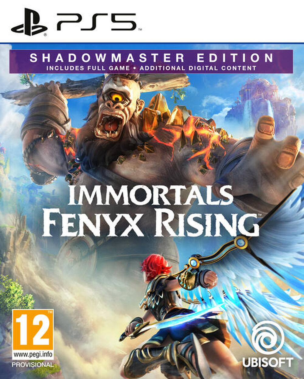 Pochette avant du jeu Immortals Fenyx Rising Shadowmaster Edition PS5