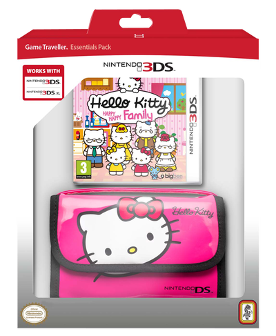 Hello Kitty Happy Happy Family + Pochette 3Ds