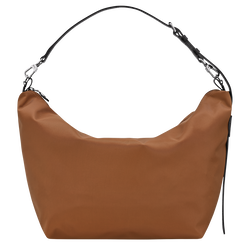 Sac porté épaule M Le Slouchy , Toile - Cognac