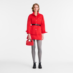 Sac à main XS Le Pliage Xtra , Cuir - Rouge