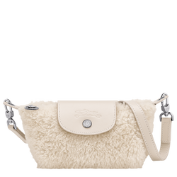 Pochette XS Le Pliage Xtra , Cuir - Ecru