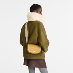 Sac bandoulière S Épure , Cuir - Muscade