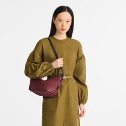 Sac bandoulière S Le Slouchy , Cuir - Grenade