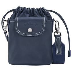 Sac seau XS Le Pliage Xtra , Cuir - Marine