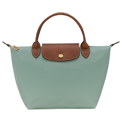 Sac à main S Le Pliage Original , Toile recyclée - Céladon