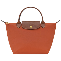 Sac à main S Le Pliage Original , Toile recyclée - Brique