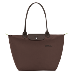 Sac cabas L Le Pliage Green , Toile recyclée - Moka