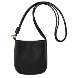 Sac bandoulière S Le Roseau , Cuir - Noir