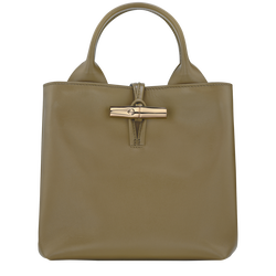 Sac à main S Le Roseau , Cuir - Olive