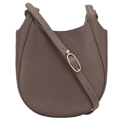Sac bandoulière S Le Foulonné , Cuir - Taupe