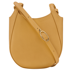 Sac bandoulière S Le Foulonné , Cuir - Muscade