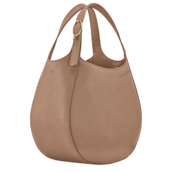 Sac à main S Le Foulonné , Cuir - Biscuit