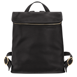 Sac à dos M Le Foulonné , Cuir - Noir