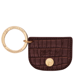 Porte-clés Épure , Cuir - Moka