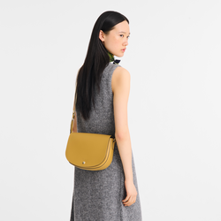 Sac bandoulière M Épure , Cuir - Muscade