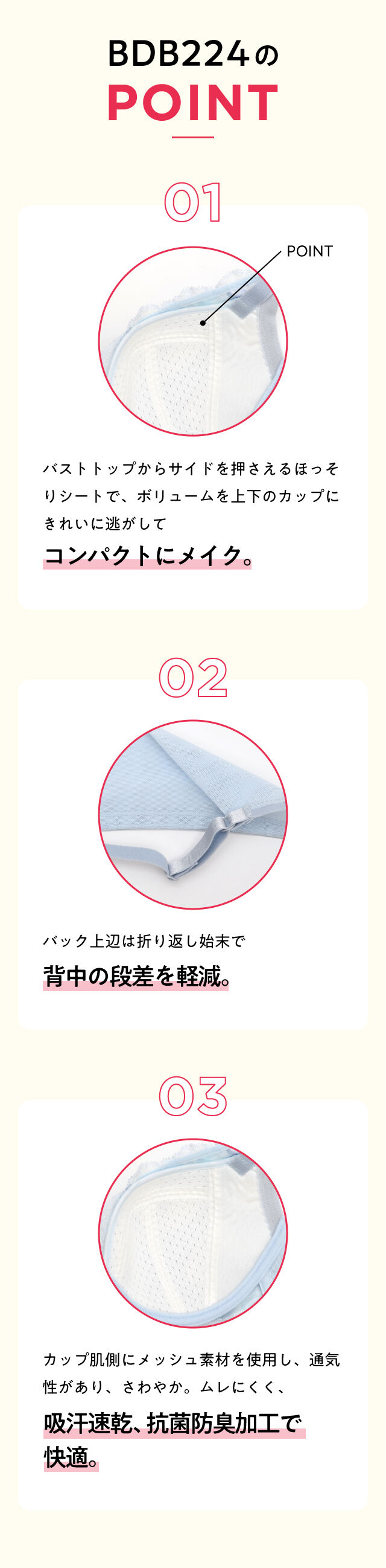 BDB224のPOINT 機能説明