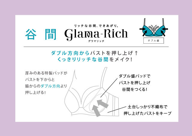 グラマリッチダブル盛 機能説明