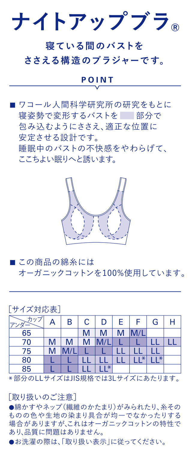 ナイトアップブラ