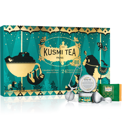 Calendrier de l'Avent - Thé Bio sachets & vrac- accessoires Kusmi Tea