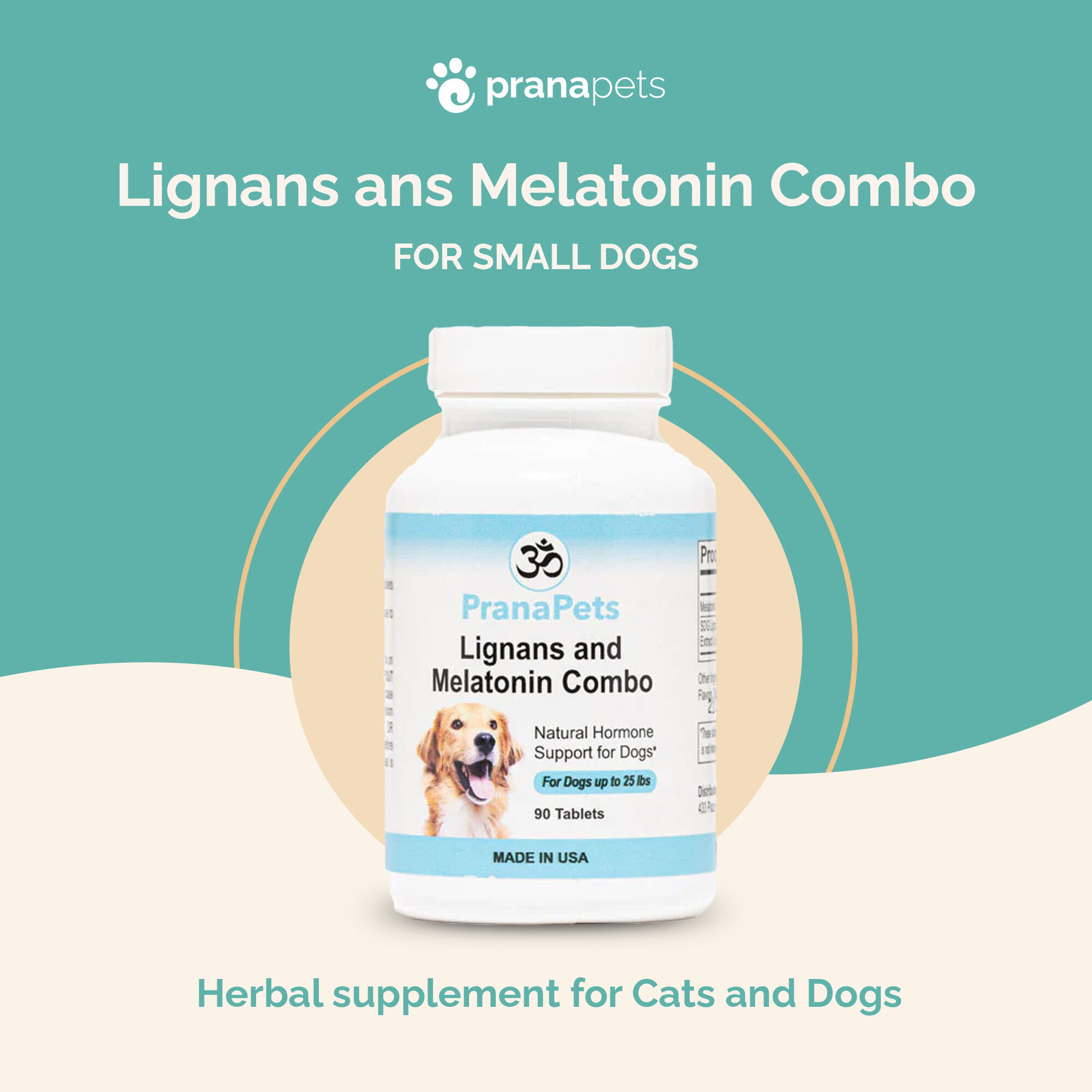 Prana Pets Lignans with Melatonin for Dogs with Cushing s Disease