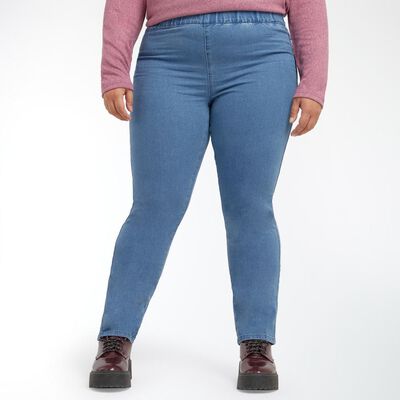 Jegging Tiro Medio Skinny Sin Cierre Mujer Sexy Large Jegging Tiro Medio Skinny Sin Cierre Mujer Sexy Large
