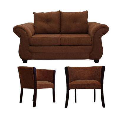 Sofá Casaideal Bertoluccio / 2 Cuerpos + 2 Poltronas Sofá Casaideal Bertoluccio / 2 Cuerpos + 2 Poltronas