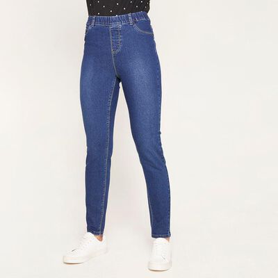 Jegging Tiro Alto Skinny Sin Cierre Mujer Geeps Jegging Tiro Alto Skinny Sin Cierre Mujer Geeps