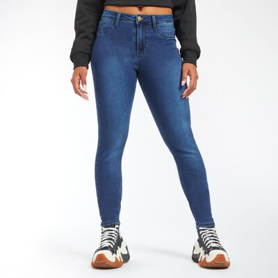 Jeans Mujer Tiro Alto Skinny Rolly go Jeans Mujer Tiro Alto Skinny Rolly go