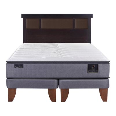 Cama Europea Cic Premium / 2 Plazas / Base Dividida + Respaldo Cama Europea Cic Premium / 2 Plazas / Base Dividida + Respaldo