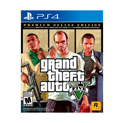 Juego Ps4 Gta V Premium Juego Ps4 Gta V Premium