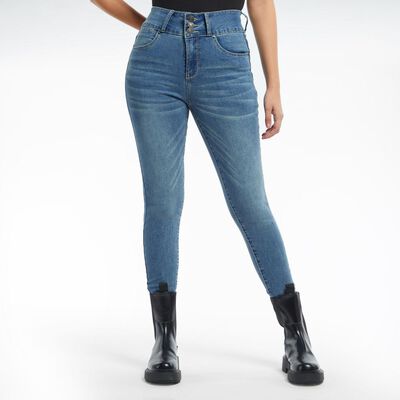 Jeans Mujer Tiro Alto Skinny Kimera Jeans Mujer Tiro Alto Skinny Kimera