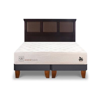Cama Europea Cic Cocopedic / 2 Plazas / Base Dividida + Respaldo Cama Europea Cic Cocopedic / 2 Plazas / Base Dividida + Respaldo