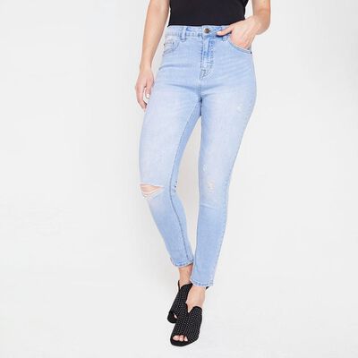 Jeans Mujer Skinny Roturas Kimera Jeans Mujer Skinny Roturas Kimera