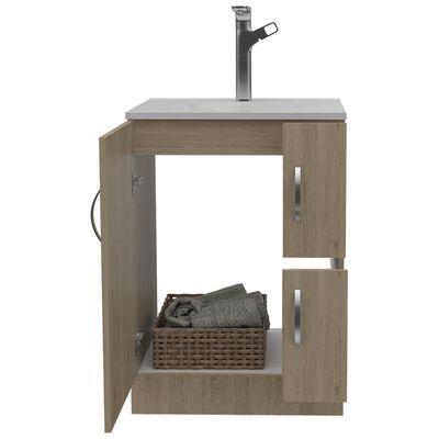 Mueble De Baño Casaideal Vanguard / 1 Puerta / 2 Cajones Mueble De Baño Casaideal Vanguard / 1 Puerta / 2 Cajones
