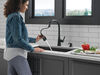 Single Handle Pull-Down Touch2O® Kitchen Faucet with Touchless Technology and Soap Dispenser