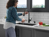 Single Handle Pull-Down Touch2O® Kitchen Faucet with Touchless Technology and Soap Dispenser