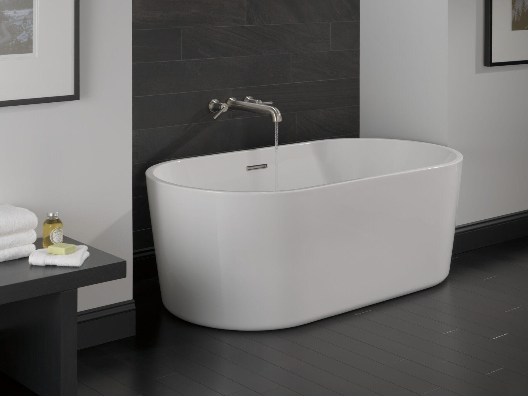 Bathtub with Tub Filler and Rough Bundle, image 1