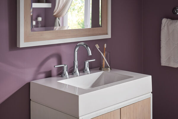 Two Handle Widespread Bathroom Faucet, image 2