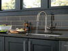 Single Handle Pull-Down Kitchen Faucet with Soap Dispenser