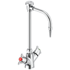 Two Handle Deck-Mount Single Shank Laboratory Mixing Faucet