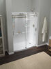 60 x 32" Curved Alcove Shower Base with Right Drain