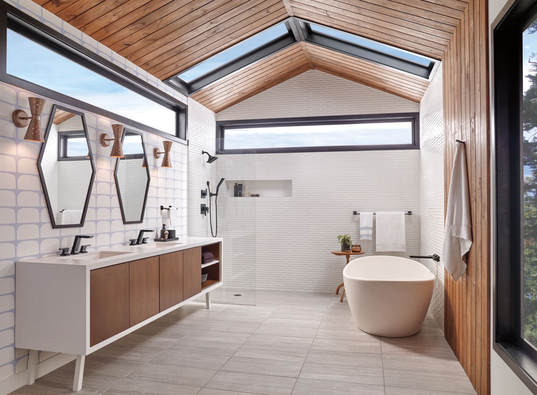 Two Handle Widespread Bathroom Faucet (Recertified), image 3