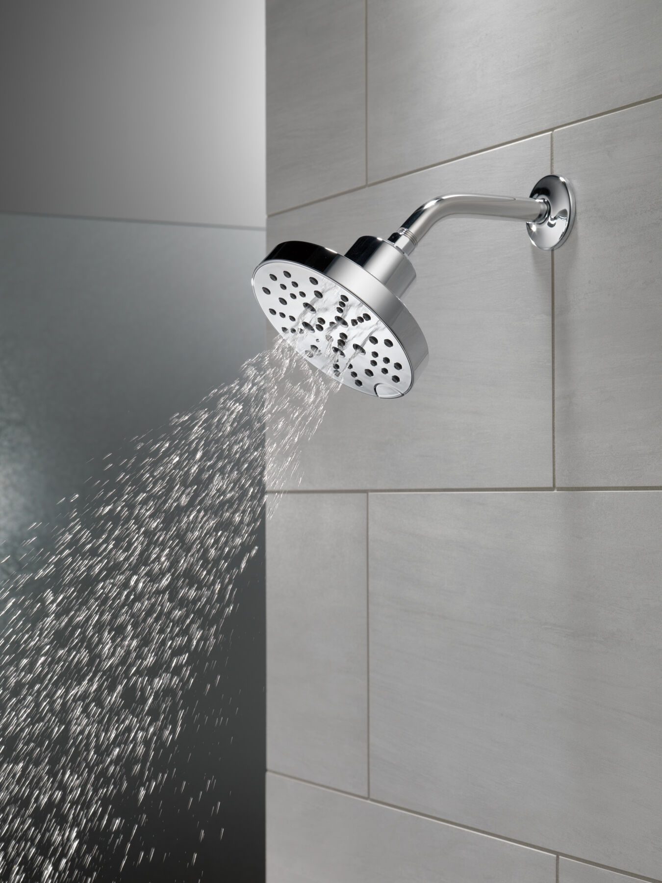 H2Okinetic® 5-Setting Contemporary Raincan Shower Head (Recertified), image 4