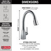 Single Handle Pull-Down Kitchen Faucet with ShieldSpray® Technology (Recertified)