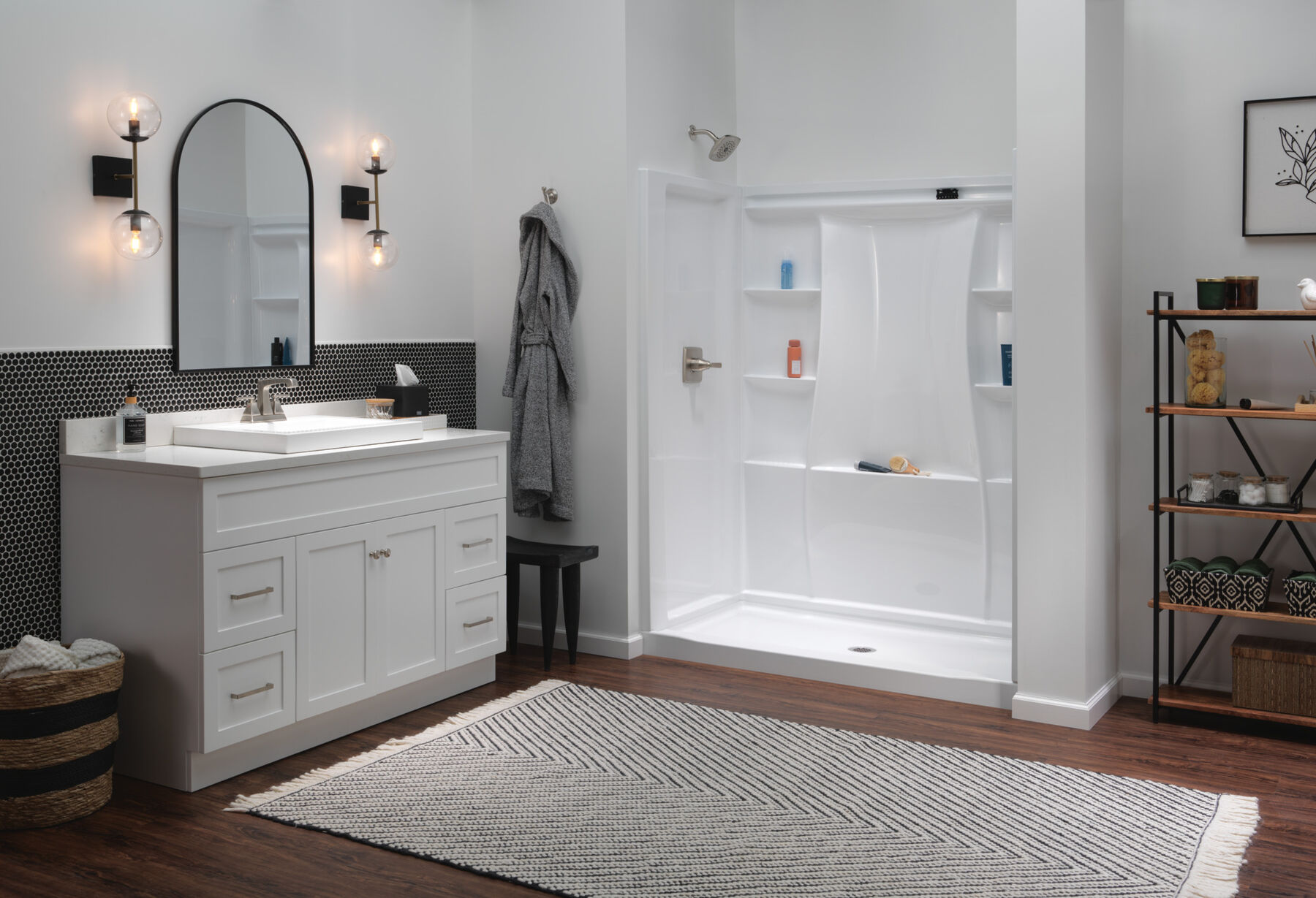 60~x32~ Classic 500 Shower Wall, image 7
