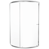 38~ OPP Round Shower Enclosure Clear