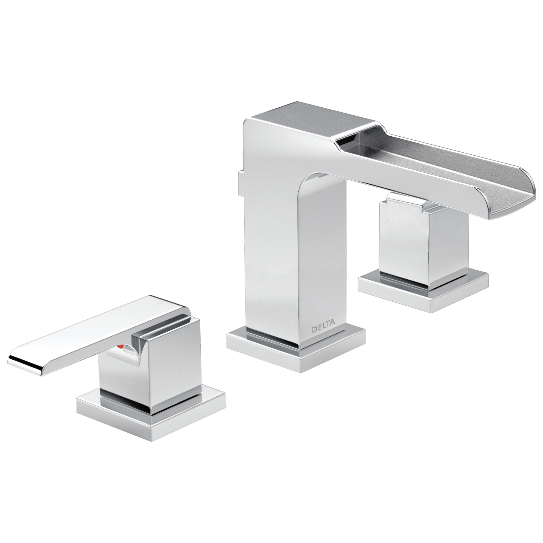 Two Handle Widespread Channel Bathroom Faucet