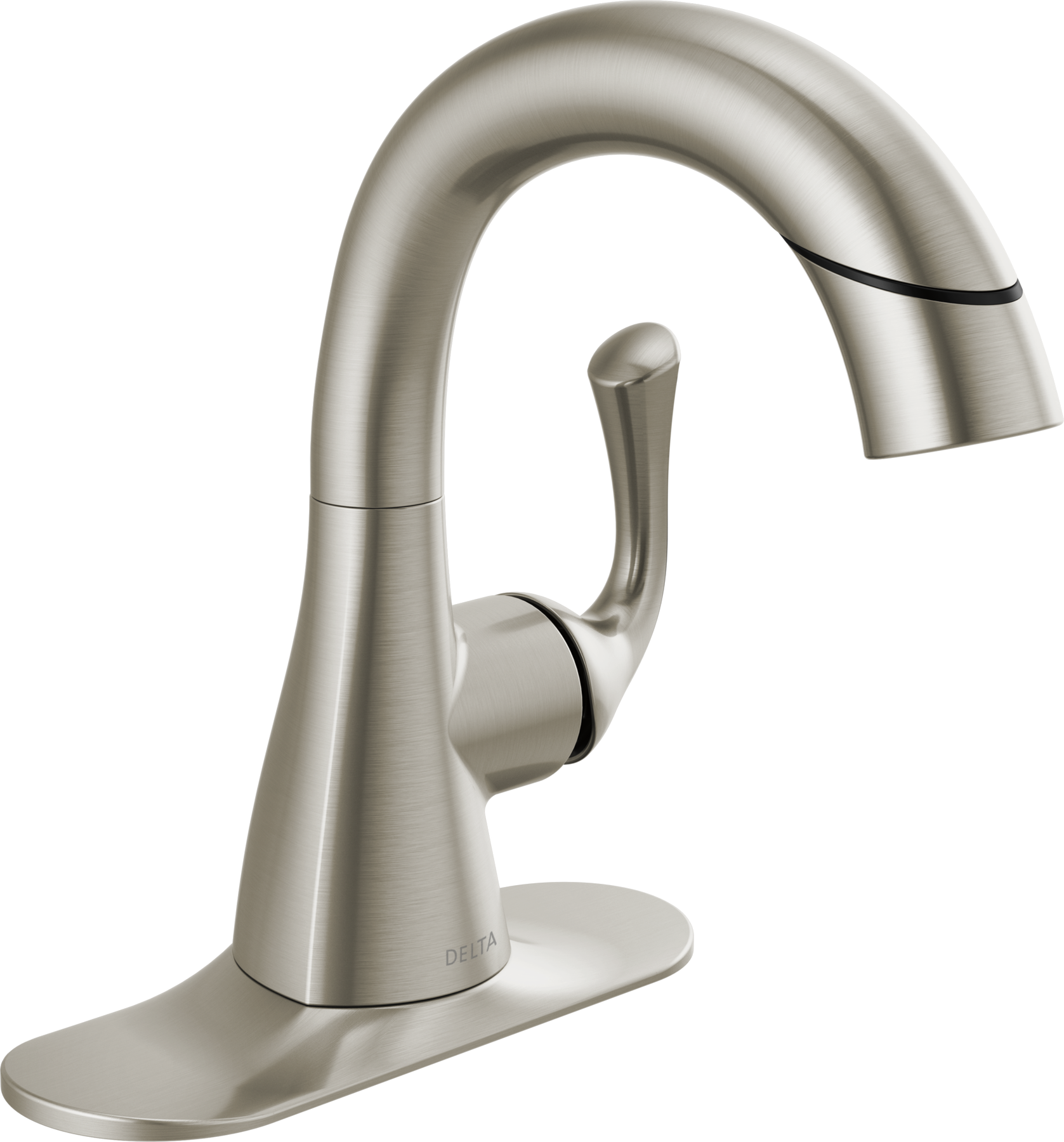 Single Handle Pull-Down Bathroom Faucet, image 1