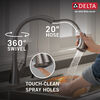 Single Handle Pull-Down Kitchen Faucet with Soap Dispenser and ShieldSpray® Technology